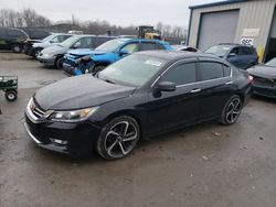 Salvage cars for sale at Duryea, PA auction: 2015 Honda Accord EXL