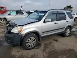 Honda cr-v ex salvage cars for sale: 2006 Honda CR-V EX