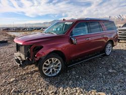 Salvage SUVs for sale at auction: 2018 Ford Expedition Max Platinum