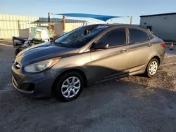 Salvage cars for sale at Arcadia, FL auction: 2013 Hyundai Accent GLS