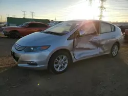 Salvage cars for sale at Elgin, IL auction: 2010 Honda Insight EX