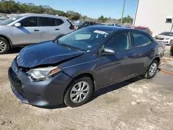 Toyota salvage cars for sale: 2016 Toyota Corolla L