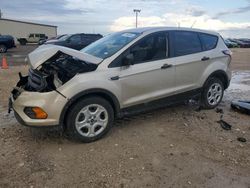 Salvage cars for sale at Temple, TX auction: 2018 Ford Escape S