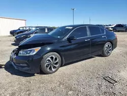 Salvage cars for sale at Temple, TX auction: 2016 Honda Accord EXL