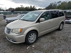 Salvage cars for sale at Riverview, FL auction: 2012 Chrysler Town & Country Touring