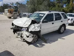 Vehiculos salvage en venta de Copart Ocala, FL: 2002 Isuzu Rodeo S