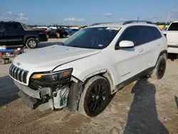 Salvage cars for sale at Houston, TX auction: 2019 Jeep Cherokee Latitude Plus