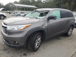 2015 Toyota Highlander XLE en venta en Savannah, GA