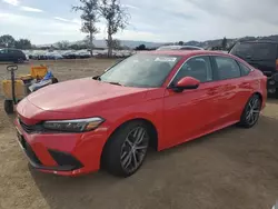 Honda Civic Touring salvage cars for sale: 2022 Honda Civic Touring