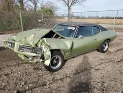 Salvage cars for sale at Cicero, IN auction: 1969 Pontiac GTO