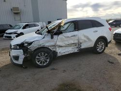 Salvage SUVs for sale at auction: 2016 KIA Sorento LX