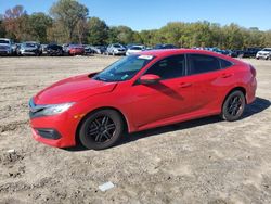 Honda salvage cars for sale: 2018 Honda Civic LX