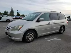 Salvage cars for sale at Rancho Cucamonga, CA auction: 2006 Honda Odyssey Touring