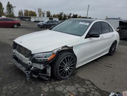 Salvage cars for sale at Portland, OR auction: 2021 Mercedes-Benz C300