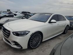 Salvage cars for sale at Riverview, FL auction: 2023 Mercedes-Benz S 500 4matic