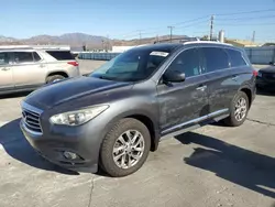 Salvage cars for sale at Sun Valley, CA auction: 2014 Infiniti QX60