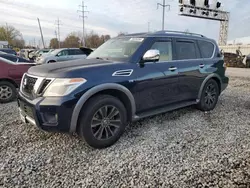 Salvage cars for sale at Columbus, OH auction: 2017 Nissan Armada SV