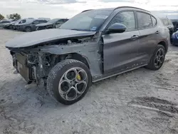 Salvage cars for sale at Haslet, TX auction: 2021 Alfa Romeo Stelvio TI