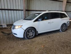 Salvage cars for sale from Copart Houston, TX: 2013 Honda Odyssey EXL