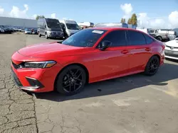 Salvage cars for sale at Hayward, CA auction: 2024 Honda Civic Sport