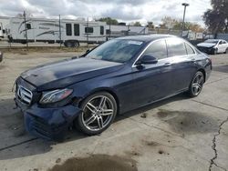 Vehiculos salvage en venta de Copart Sacramento, CA: 2018 Mercedes-Benz E 300