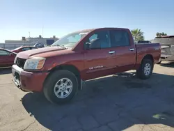 Salvage trucks for sale at Bakersfield, CA auction: 2006 Nissan Titan XE