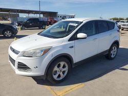 Salvage cars for sale from Copart Grand Prairie, TX: 2014 Ford Escape SE