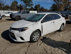 Toyota salvage cars for sale: 2016 Toyota Corolla L