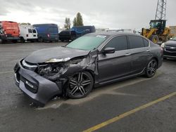 Honda Accord salvage cars for sale: 2017 Honda Accord Sport