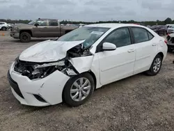 Salvage cars for sale at Houston, TX auction: 2016 Toyota Corolla L