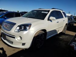 Salvage cars for sale from Copart Brighton, CO: 2012 GMC Acadia Denali