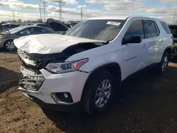 Salvage cars for sale at Elgin, IL auction: 2020 Chevrolet Traverse LS