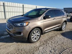 Salvage cars for sale at Arcadia, FL auction: 2019 Ford Edge Titanium