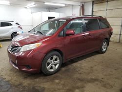 Toyota salvage cars for sale: 2011 Toyota Sienna LE