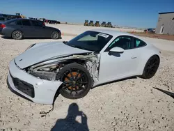 Salvage cars for sale at Taylor, TX auction: 2020 Porsche 911 Carrera S