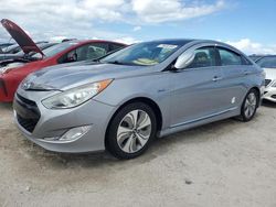 Salvage cars for sale at Riverview, FL auction: 2015 Hyundai Sonata Hybrid