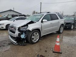 Salvage cars for sale at Pekin, IL auction: 2016 GMC Acadia Denali