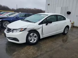 Salvage cars for sale at Windsor, NJ auction: 2015 Honda Civic LX