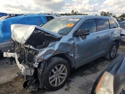 Toyota Vehiculos salvage en venta: 2015 Toyota Highlander LE