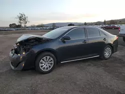 Salvage cars for sale at San Martin, CA auction: 2012 Toyota Camry Base