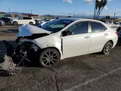 Salvage cars for sale at Van Nuys, CA auction: 2017 Toyota Corolla L