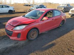 Salvage cars for sale at Montreal Est, QC auction: 2013 Mazda 3 I