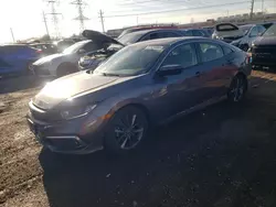 Salvage cars for sale at Elgin, IL auction: 2019 Honda Civic EX