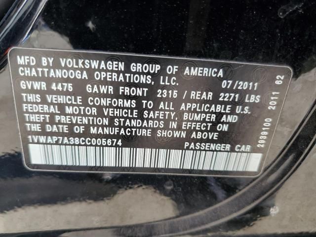 2012 Volkswagen Passat S