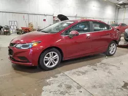 Chevrolet salvage cars for sale: 2017 Chevrolet Cruze LT