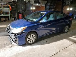 Salvage cars for sale at Albany, NY auction: 2017 Hyundai Accent SE