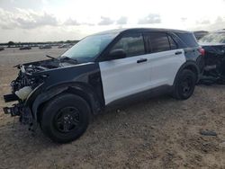 Salvage cars for sale from Copart San Antonio, TX: 2022 Ford Explorer Police Interceptor