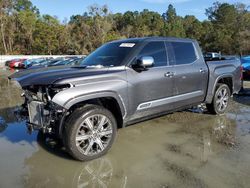 Salvage cars for sale at Savannah, GA auction: 2023 Toyota Tundra Crewmax Capstone