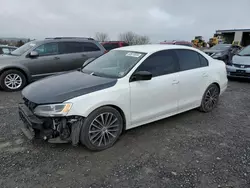 Volkswagen salvage cars for sale: 2016 Volkswagen Jetta Sport