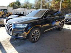 Salvage cars for sale from Copart Hueytown, AL: 2017 Audi Q7 Premium Plus